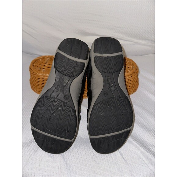 Dansko Henriette Women’s Sz 37 Black‎ Leather Toggle Lace Low Sneakers - Picture 9 of 11